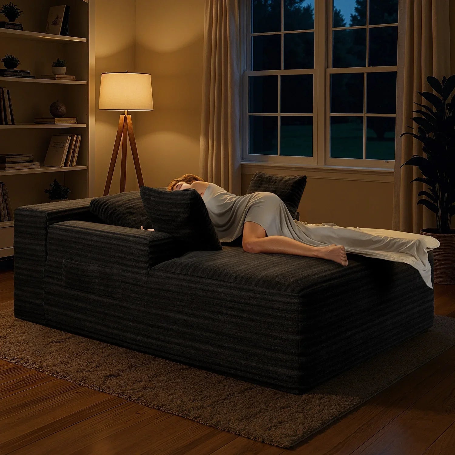 LoungeLux “The oversized sofa bed that transforms any room into a true relaxation space”