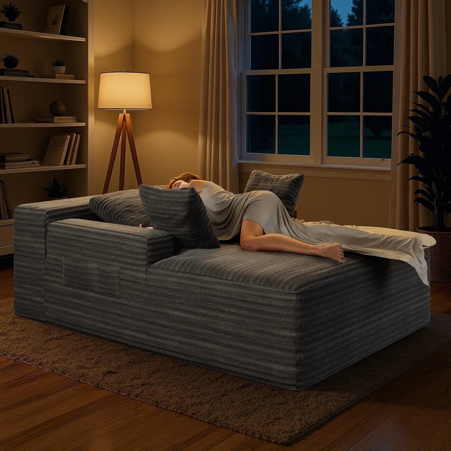 LoungeLux “The oversized sofa bed that transforms any room into a true relaxation space”