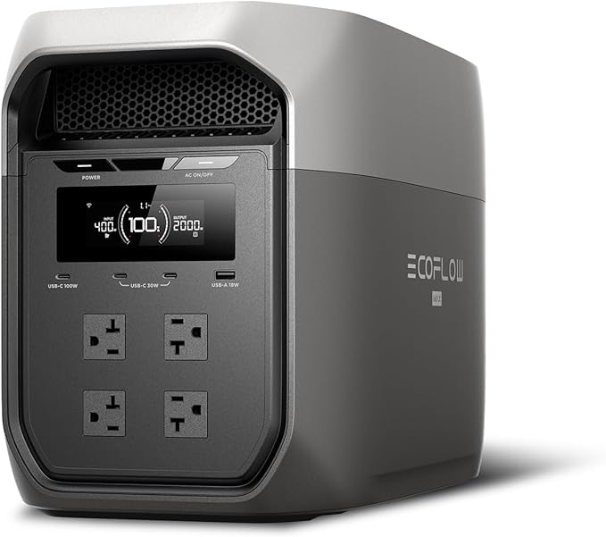 VoltCore 2048Wh · 3400W · 68 min —  The power station that fits in your trunk