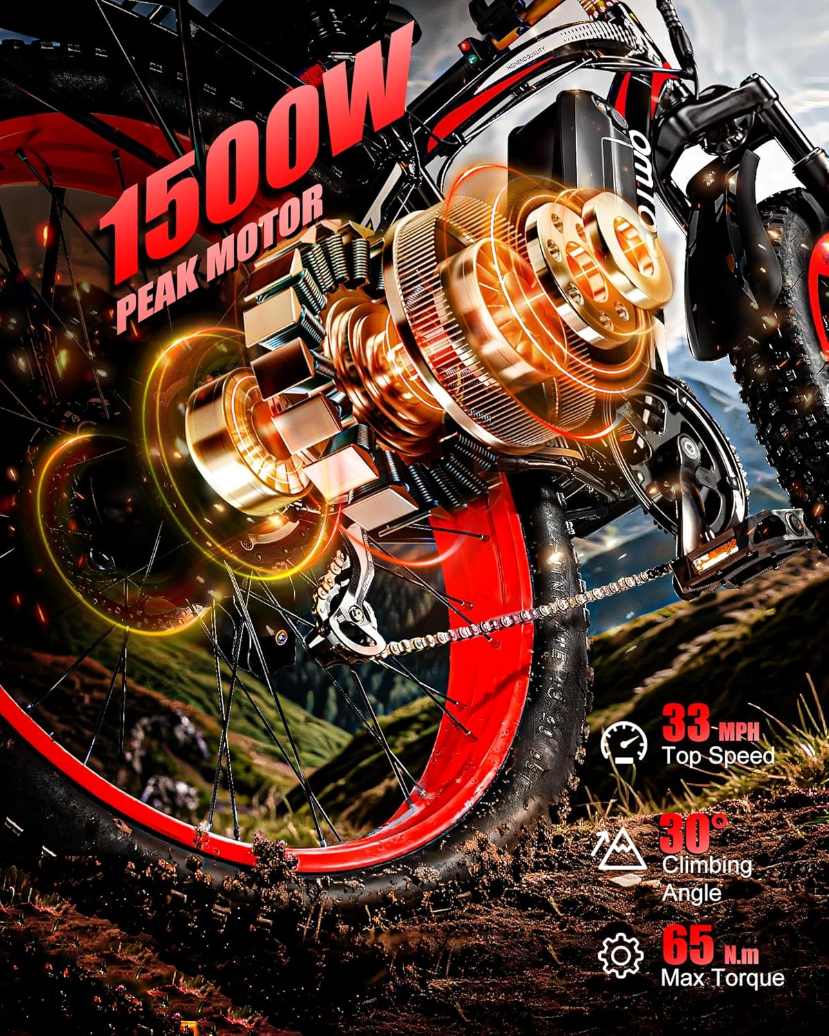 TrailVolt “The electric bike that knows no limits—city, mountain, sand, or snow.”