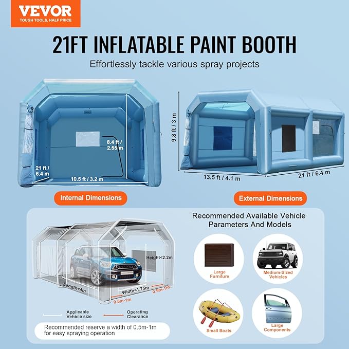 AirCab Pro 21 The inflatable enclosure that turns any garage into a professional workshop