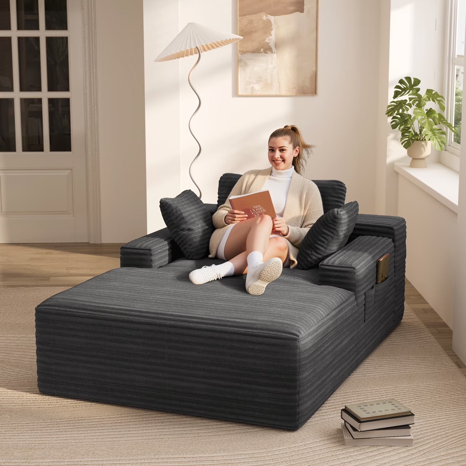 LoungeLux “The oversized sofa bed that transforms any room into a true relaxation space”