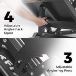 Leg Press Pro — 1500 Three exercises. One machine. No excuses.