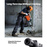 Electric Demolition 2200W — Breaks Concrete, Stone and Brick with 4 Chisels Included