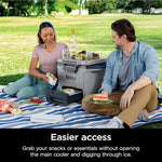 CoolDays 30 “The only portable cooler with a built-in cooling drawer for camping, travel, and festivals.”