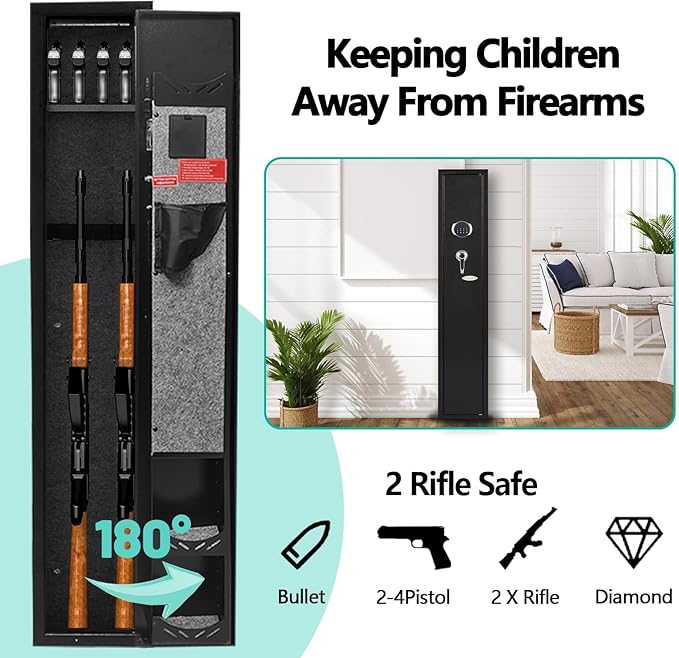 Stealth Safe — Keep your entire arsenal organized. Invisible to everyone else.