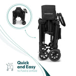 The Wagon Duo: “Two kids. One simple motion to fold it. No compromises.”