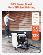 SprayMaster 750 — "Paint walls, furniture, and outdoor surfaces like a professional — without being one."