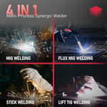 WELDPRO 4 IN 1 — "The professional welder that adapts to every job."