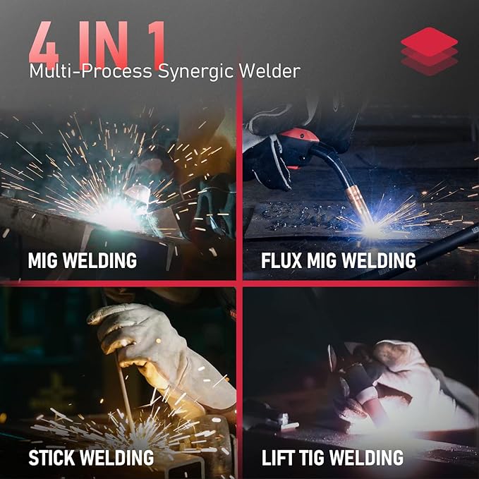 WELDPRO 4 IN 1 — "The professional welder that adapts to every job."