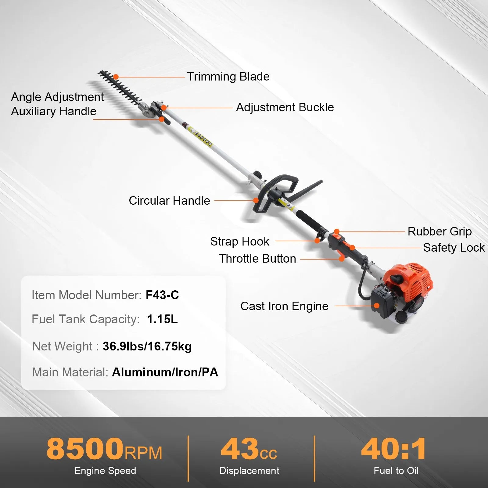 GardenBeast From hedge to chainsaw — one machine, endless power
