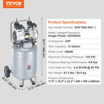 OmniPress 13 Heavy-Duty "Versatile 4.6 SCFM Output for Professional Tools, Built for Silence"