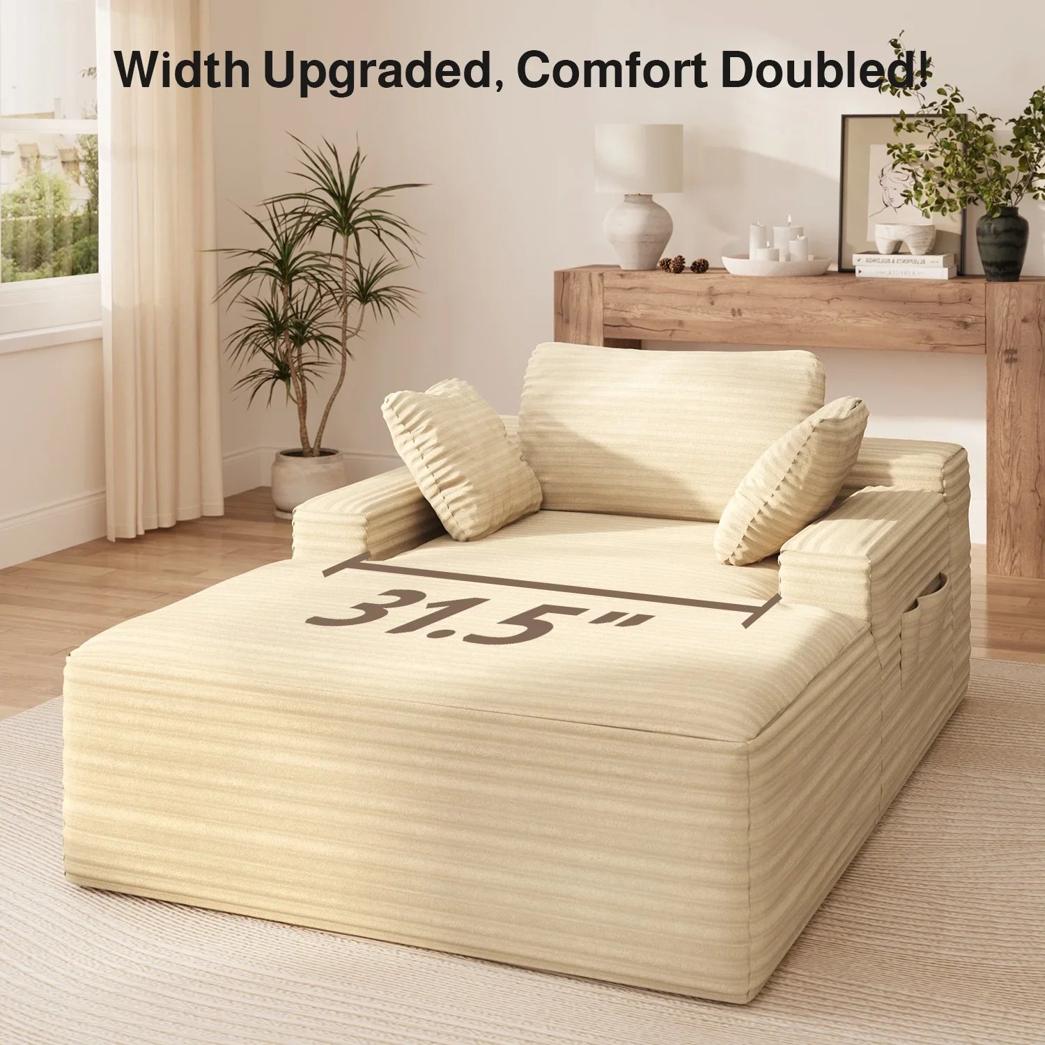 LoungeLux “The oversized sofa bed that transforms any room into a true relaxation space”
