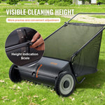 SwiftSweep “A spotless garden in 5 minutes: manual sweeper with rotating brushes and a large-capacity collection bin”