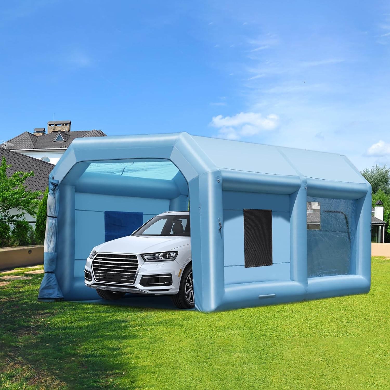 AirCab Pro 21 The inflatable enclosure that turns any garage into a professional workshop
