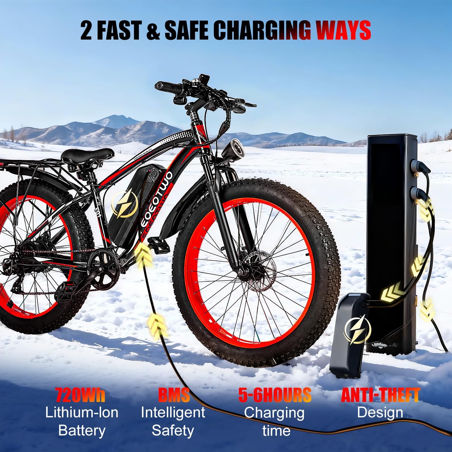 TrailVolt “The electric bike that knows no limits—city, mountain, sand, or snow.”