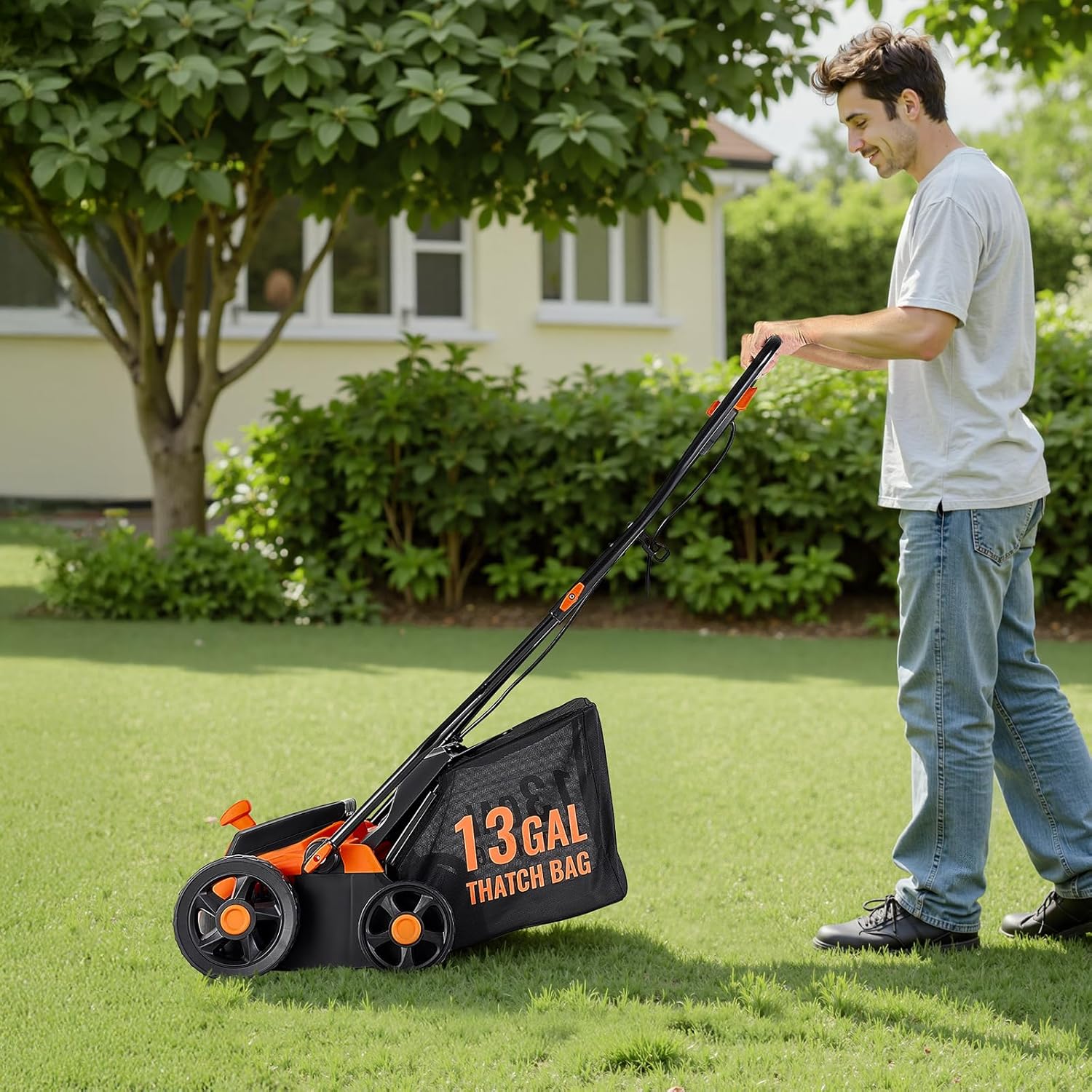 GreenForce Pro “The 2-in-1 machine that transforms your lawn in less than an afternoon”