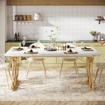 MARBLEUX — "The table that transforms your dining room into a luxurious space."