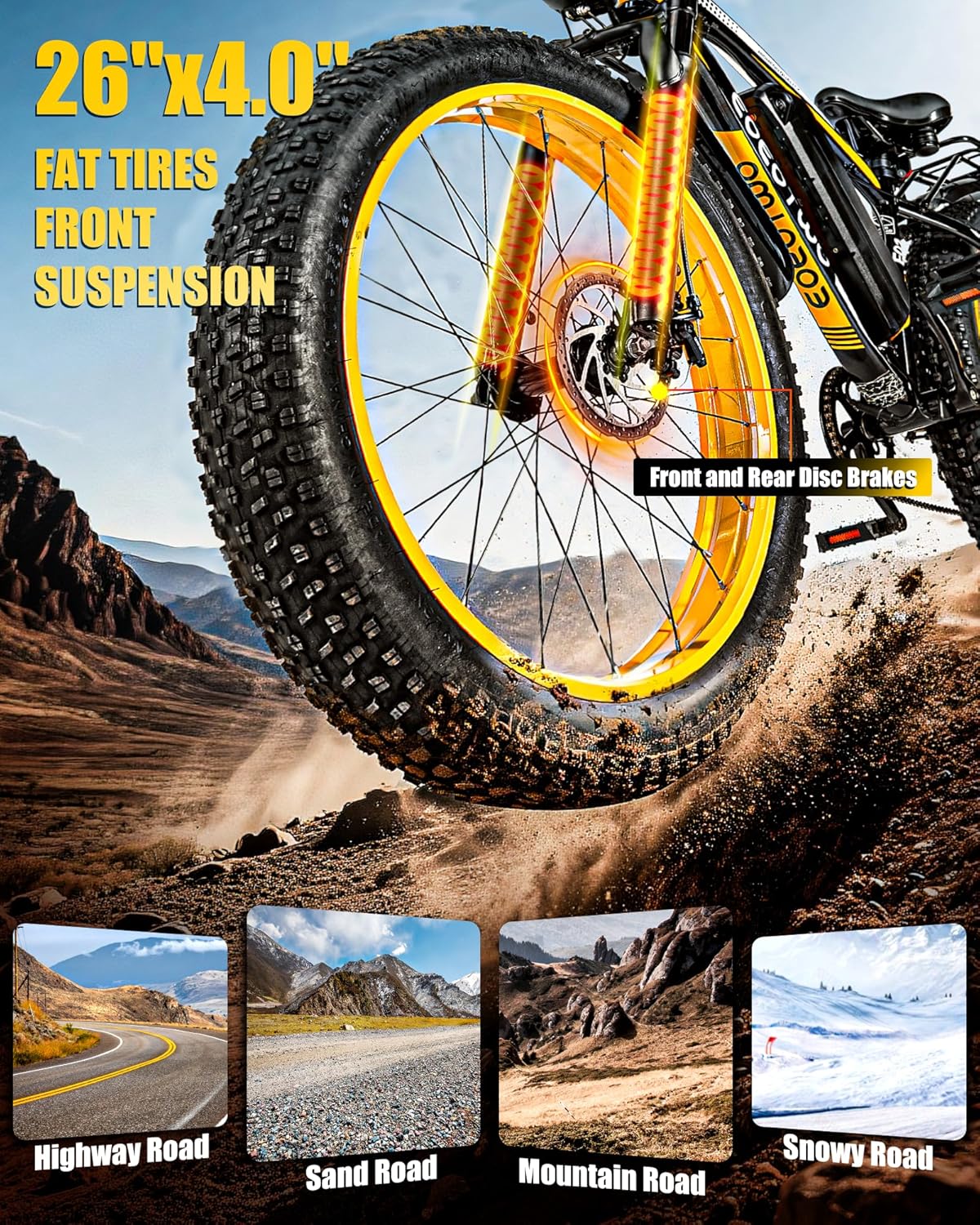 TrailVolt “The electric bike that knows no limits—city, mountain, sand, or snow.”