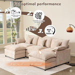 Cloud Modular — Chenille, Deep Seat, 5-Seater, 108"